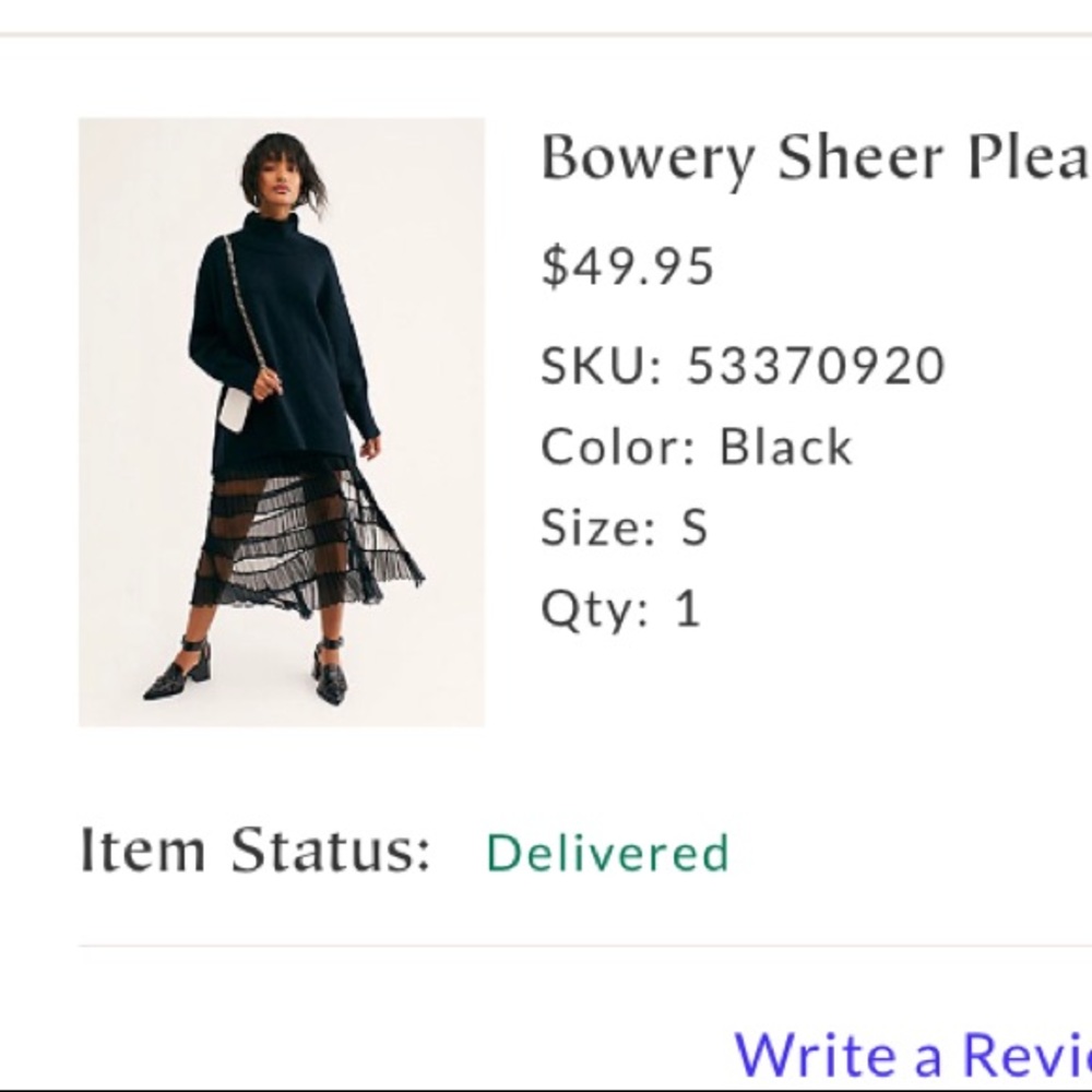 Black skirt - Free people